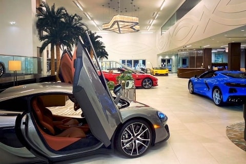Pre-owned luxury and exotic vehicles